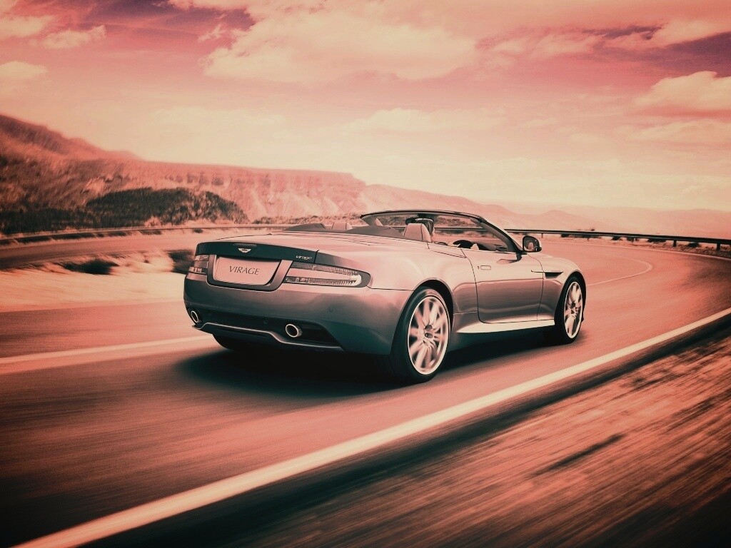 Астон кабриолет обои