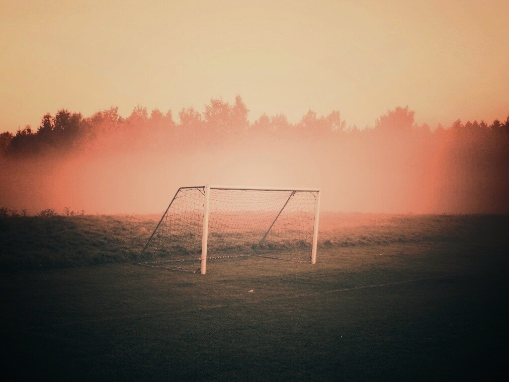 Футбольные ворота обои
