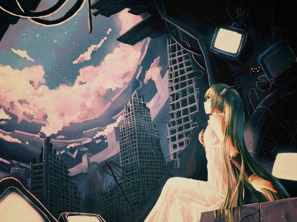 Вокалоид Hatsune Miku обои