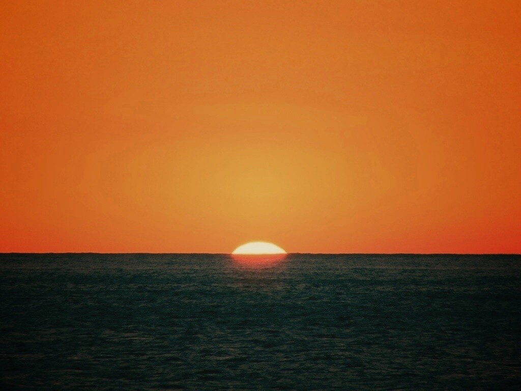 Идеальный закат обои