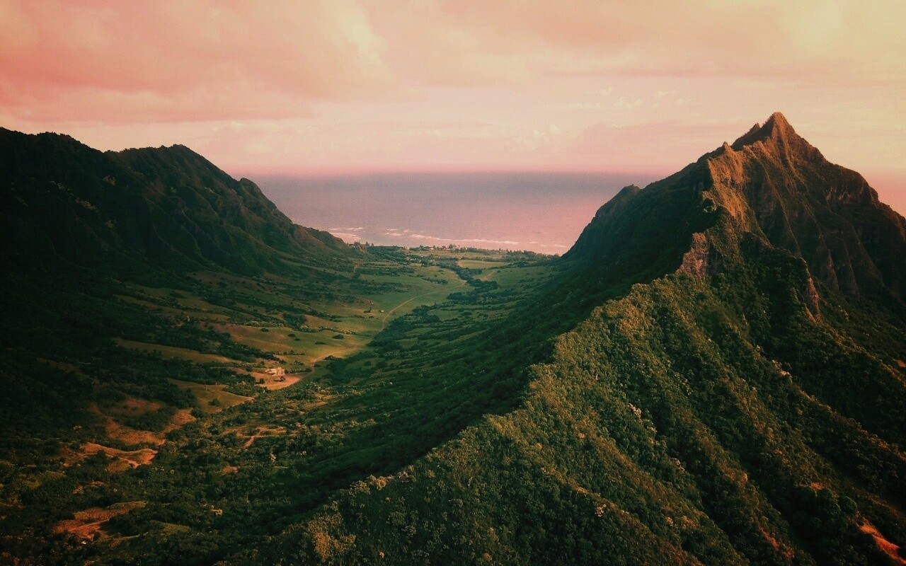 Горный хребет обои