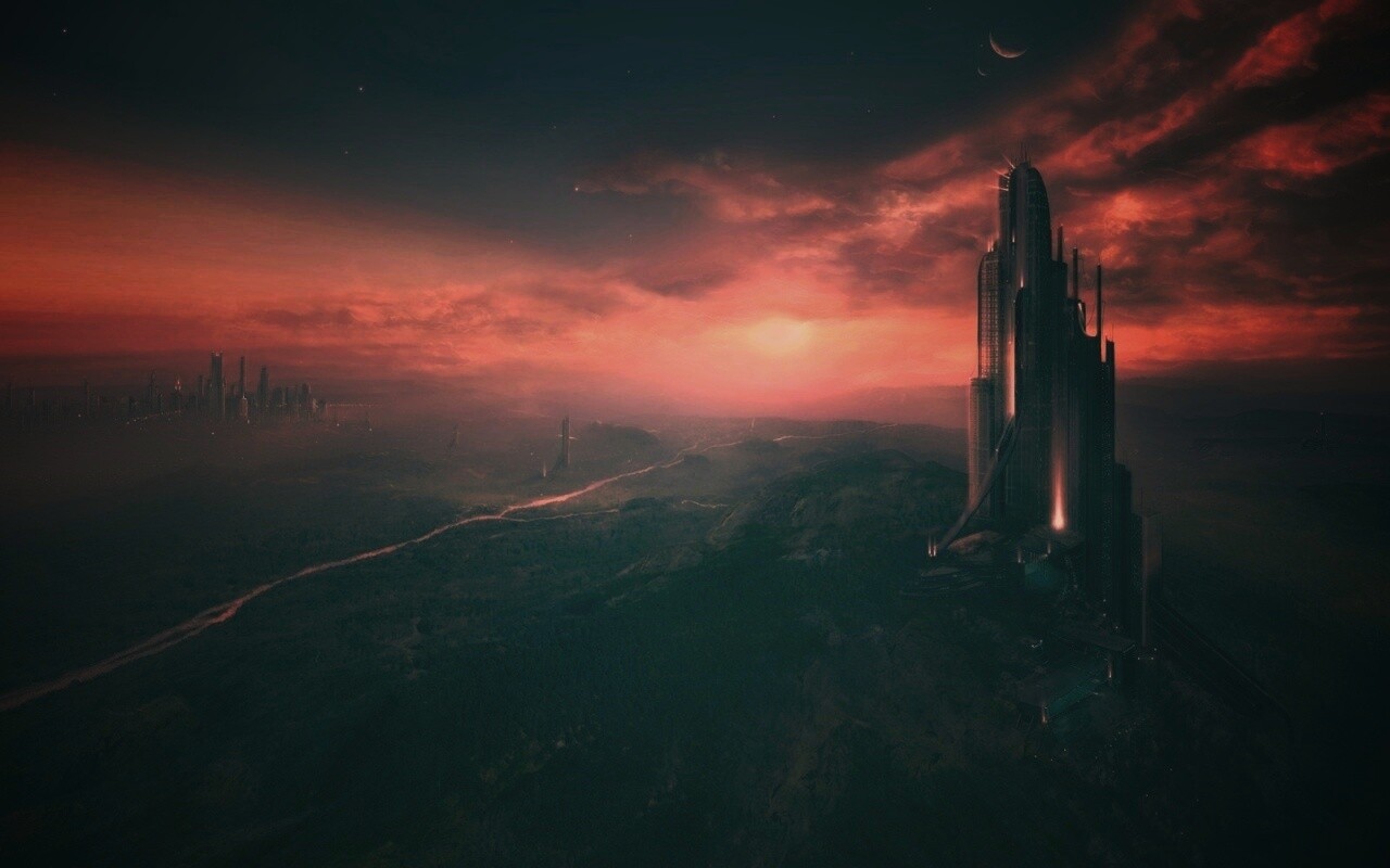 Города будущего обои