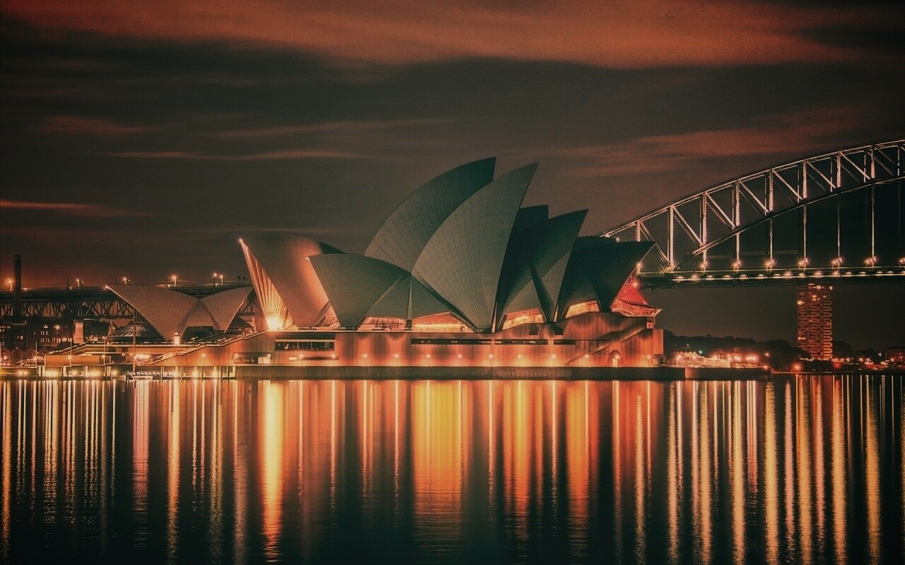 Здание оперы в Сиднее обои