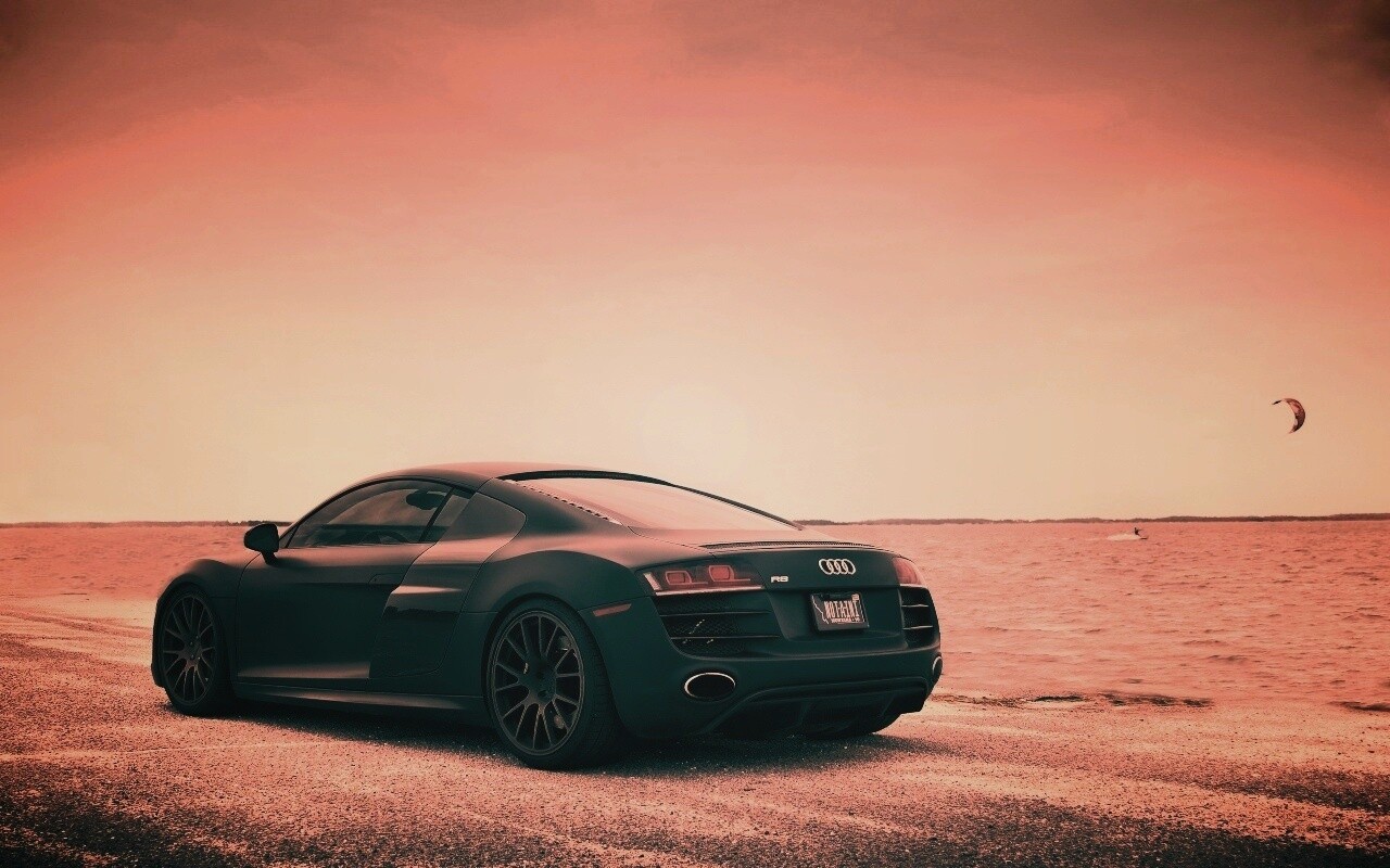 Черный ауди ТТ обои