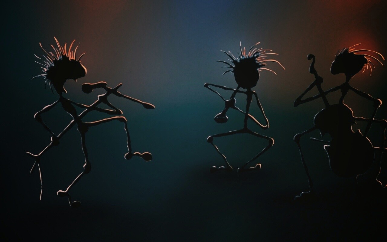 Фигурки музыкантов обои