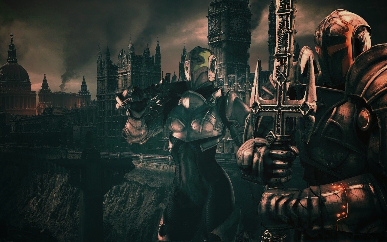 Постапокалиптический Лондон из игры обои
