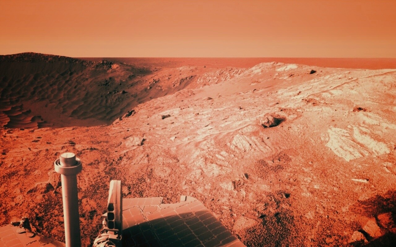 Снимок с марсохода обои