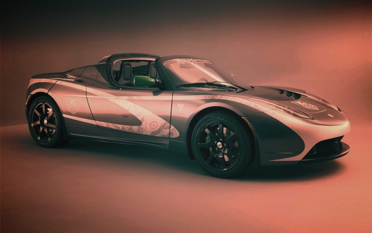Tag Heuer Tesla Roadster обои