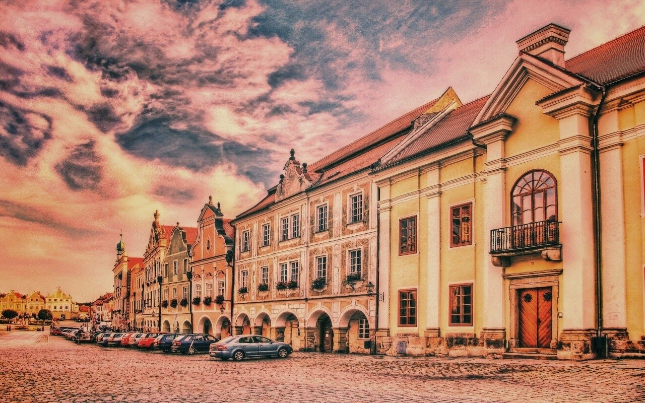 Домики в Чехии обои