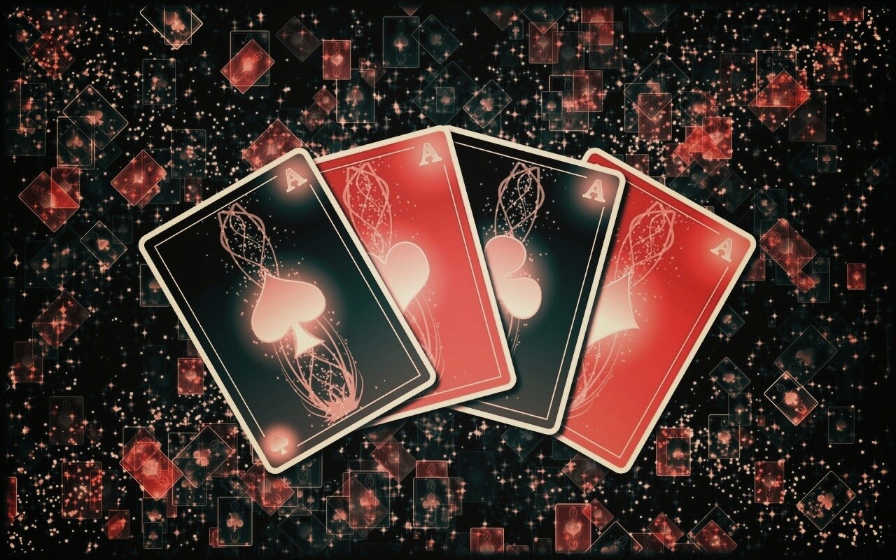 Каре из тузов обои