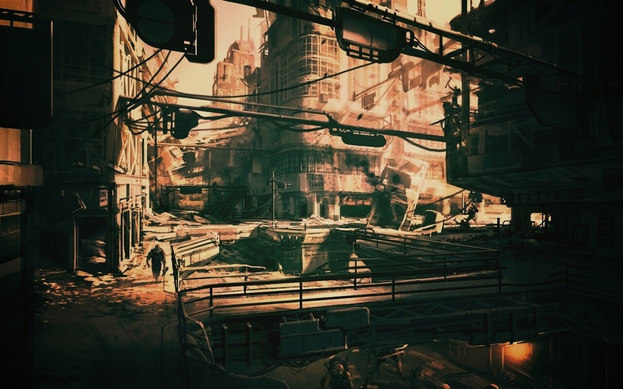 Локация из Fallout 3 обои