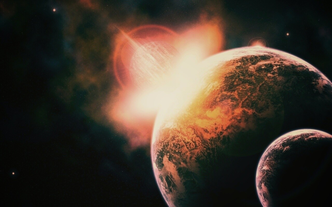 Восход за горизонтом обои