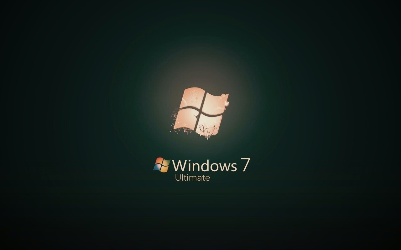 Логотип WIndows 7 Ultimate обои