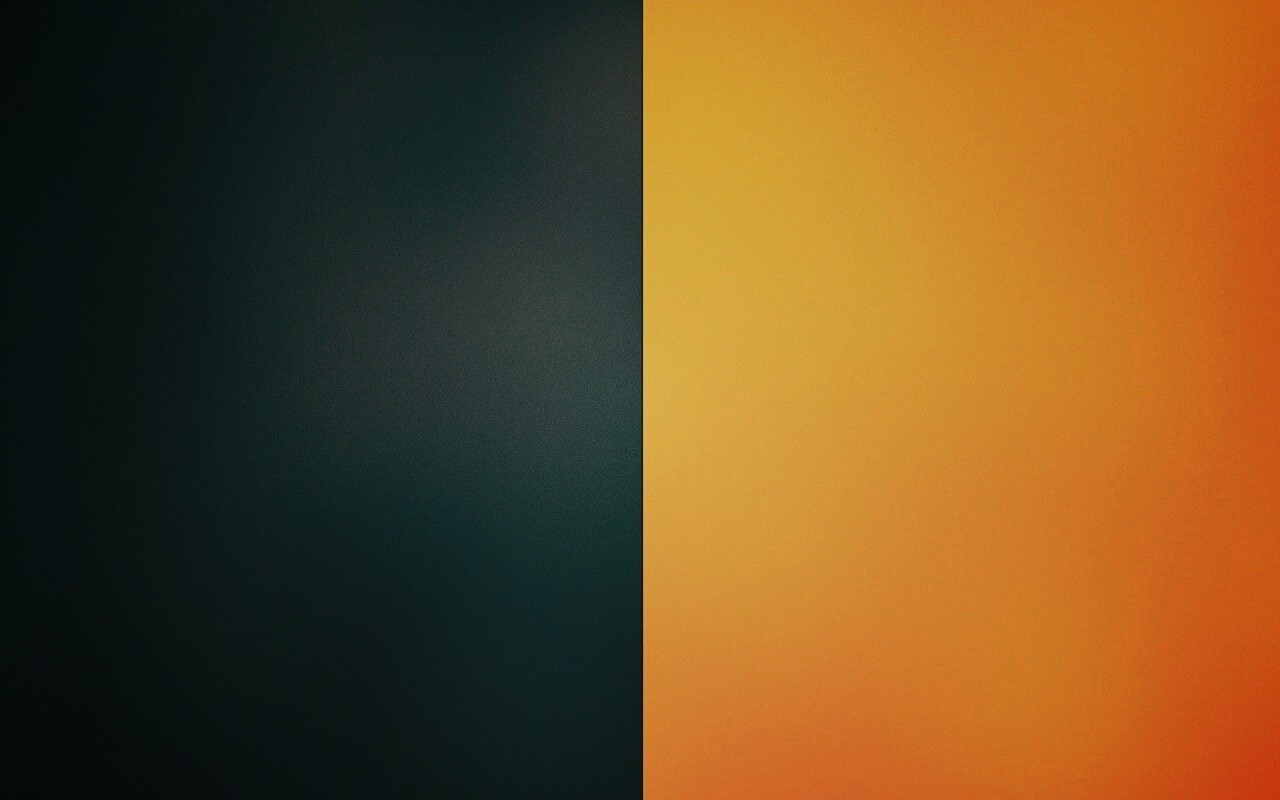 Черное и оранжевое обои