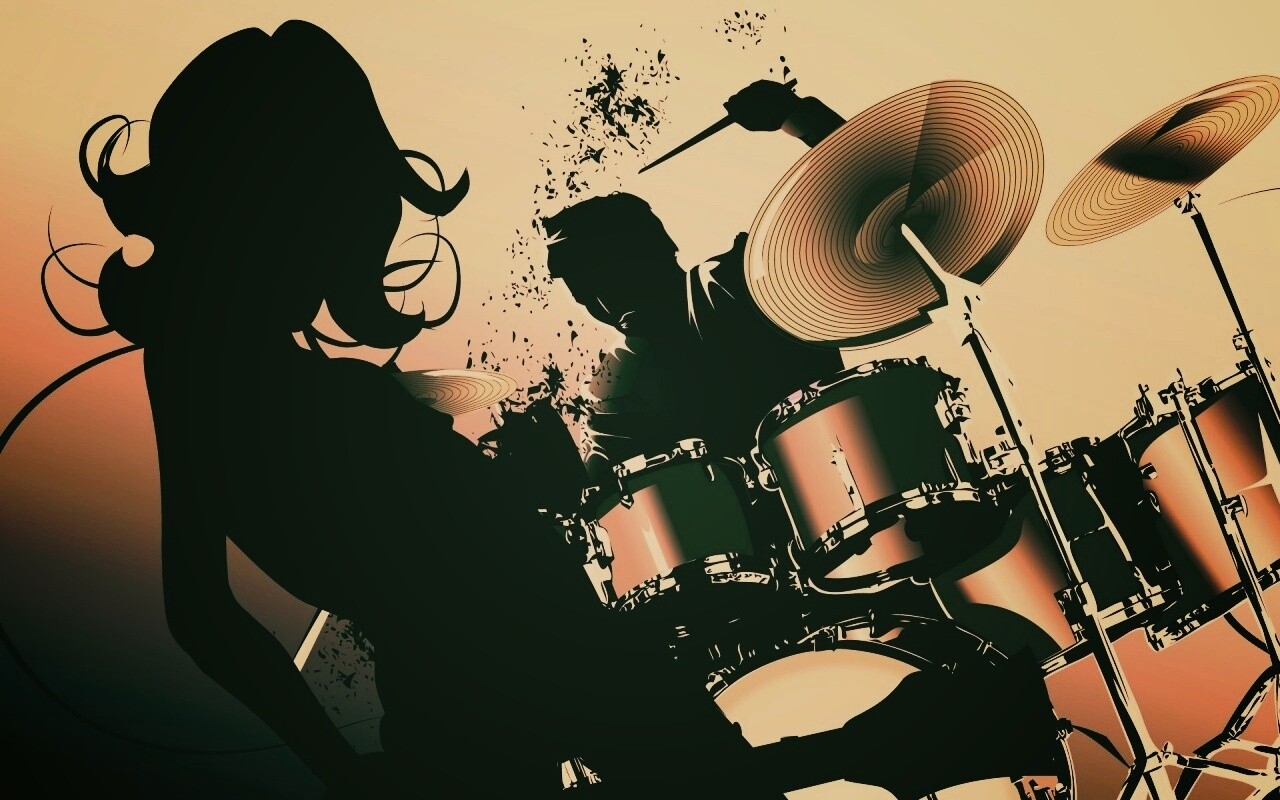 Барабанщик зажигает обои