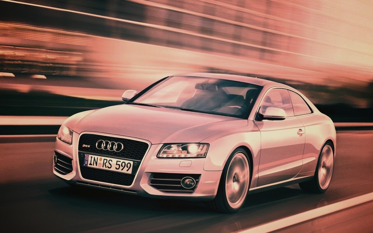 Ауди на скорости обои