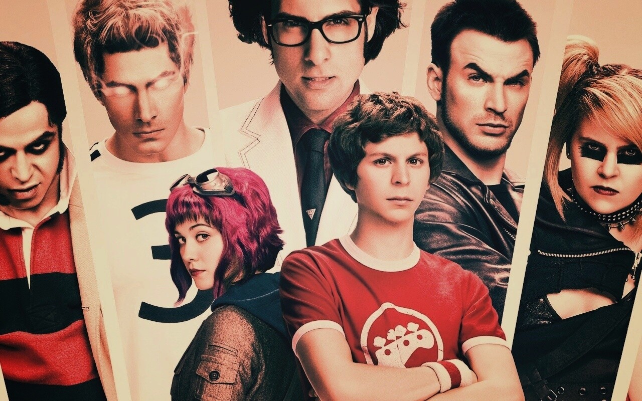 Герои фильма Скотт пилигрим против всех обои