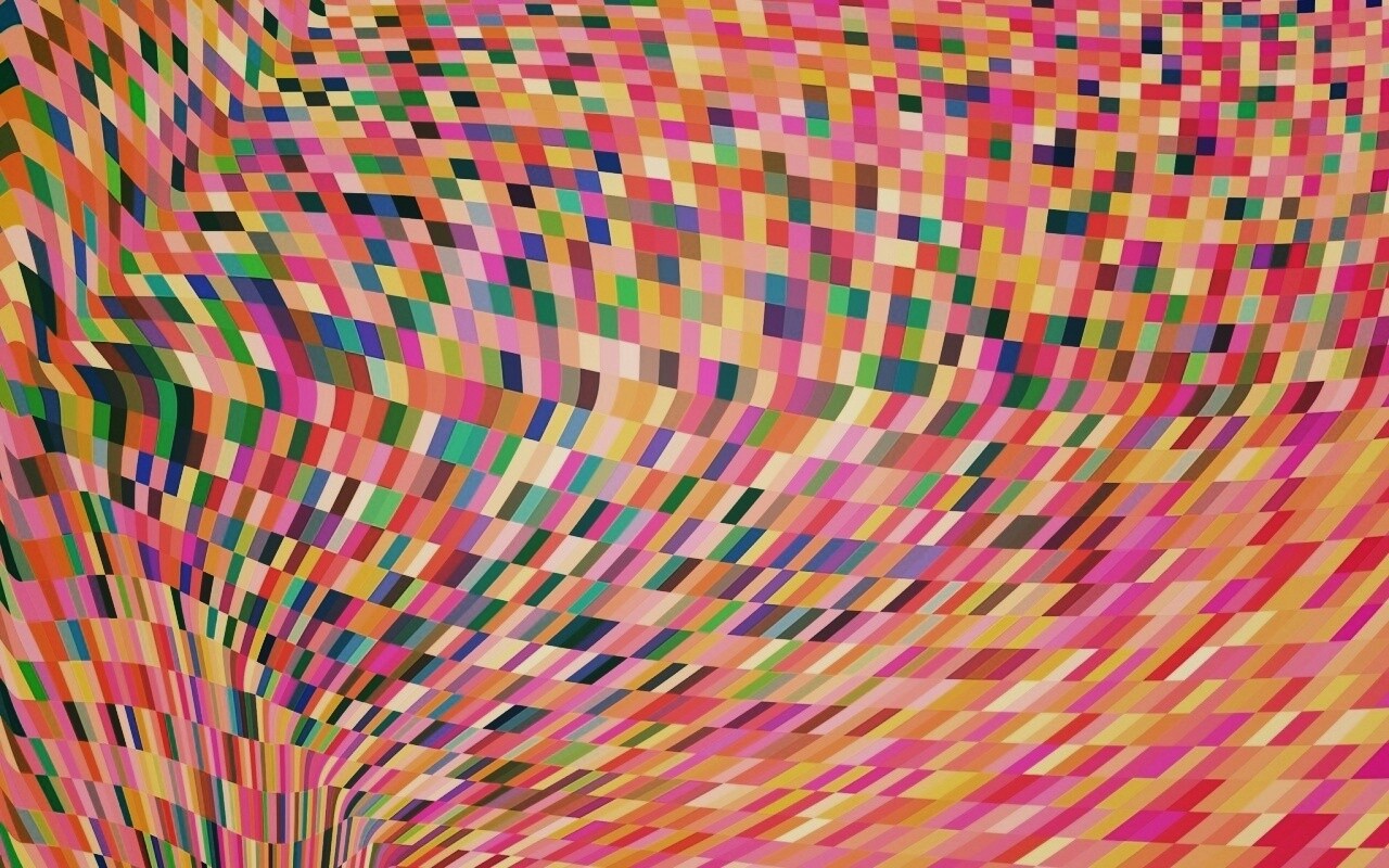 Пиксельная воронка обои