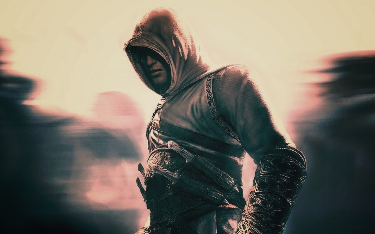 Ассасин в толпе обои