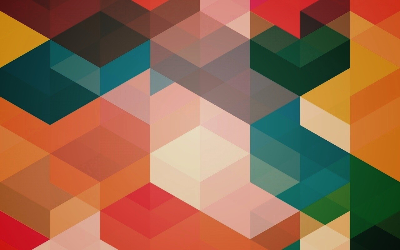 Разноцветные параллелограммы обои