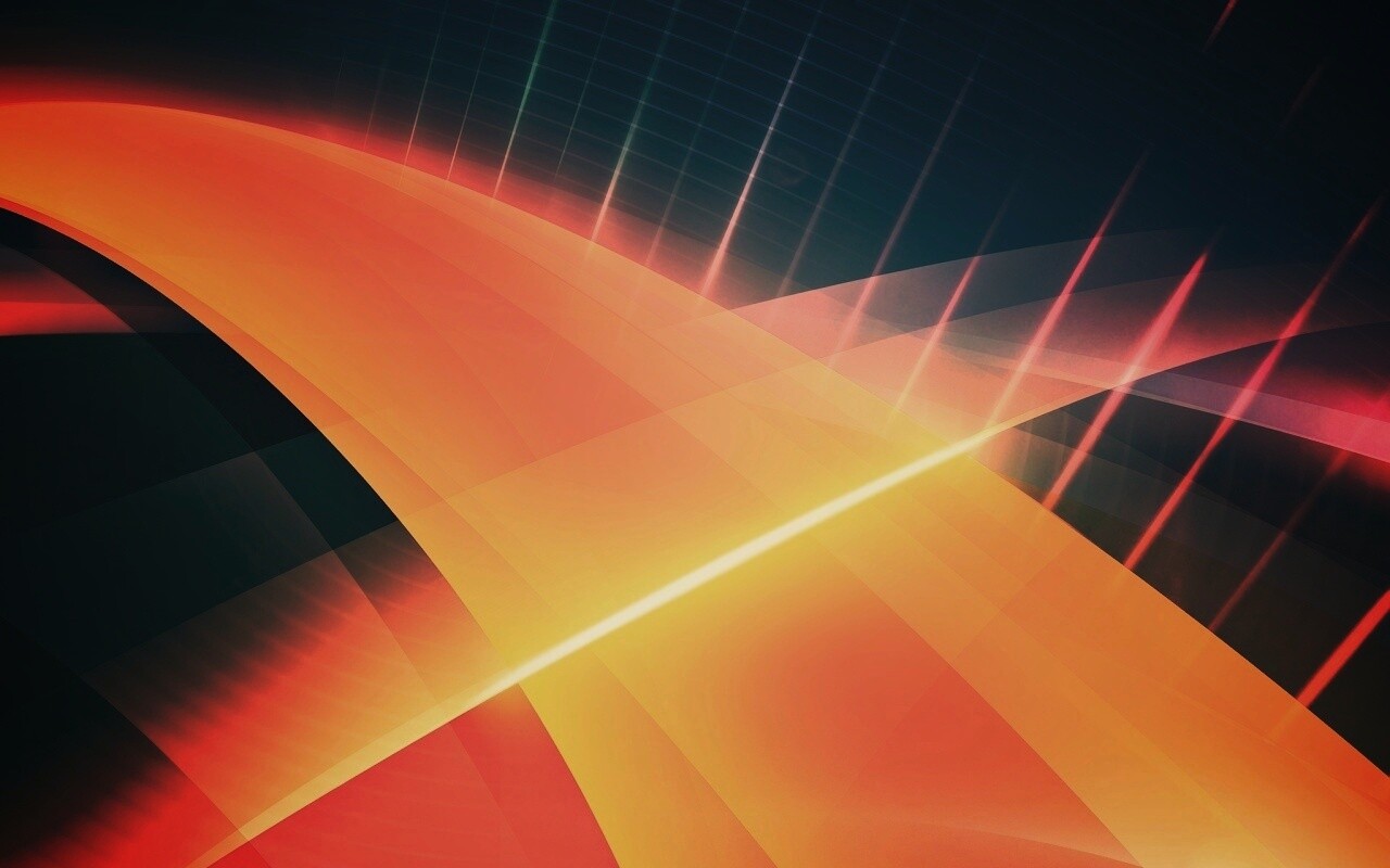 Пересекающиеся оранжевые полосы обои