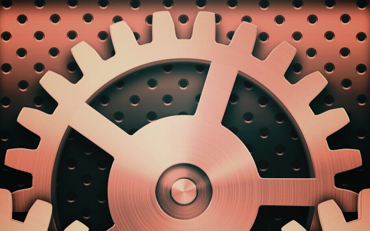 Серебреная шестерня обои