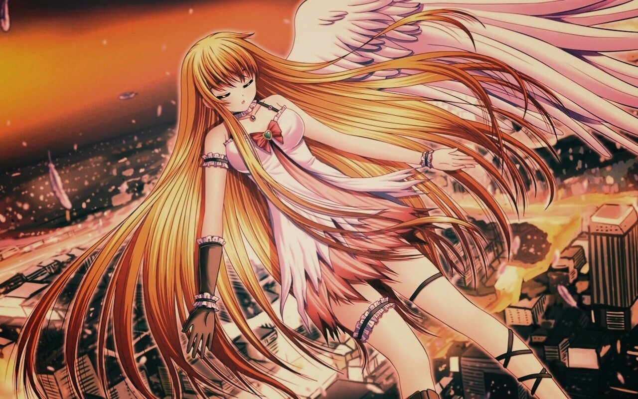 Неопознанная девушка из аниме обои