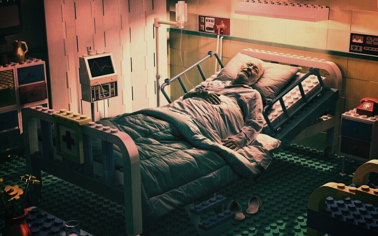 Лего больница обои