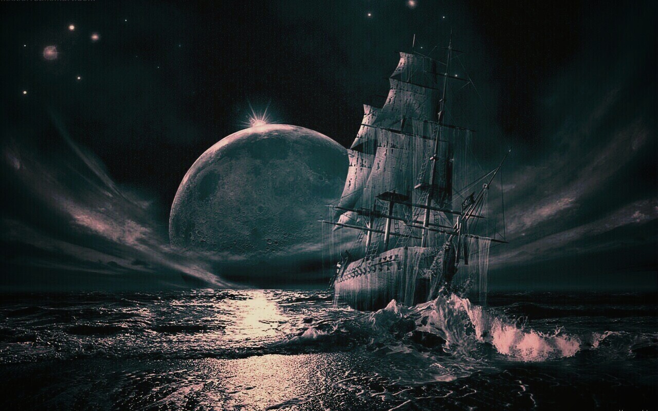 Корабль призрак обои