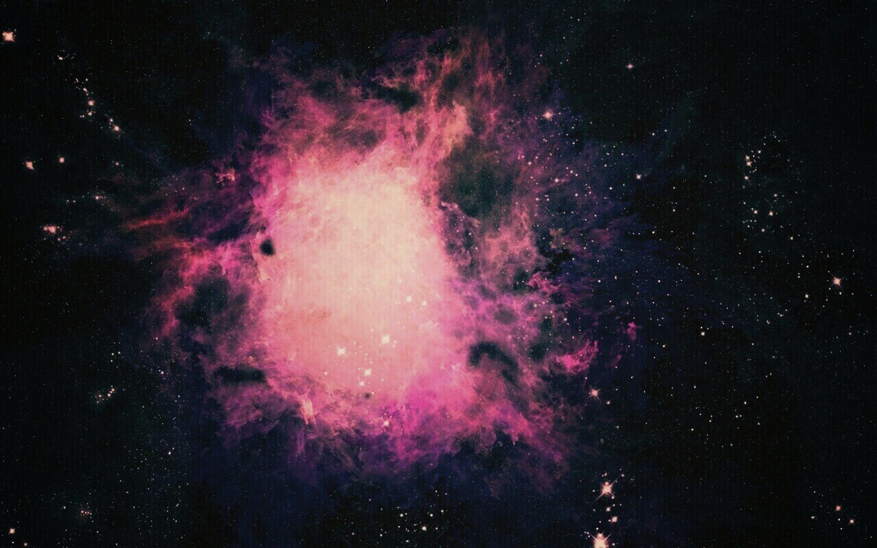 Фиолетовая туманность обои