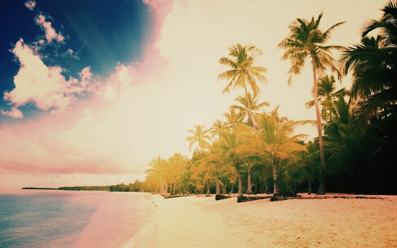 Тропическое побережье обои