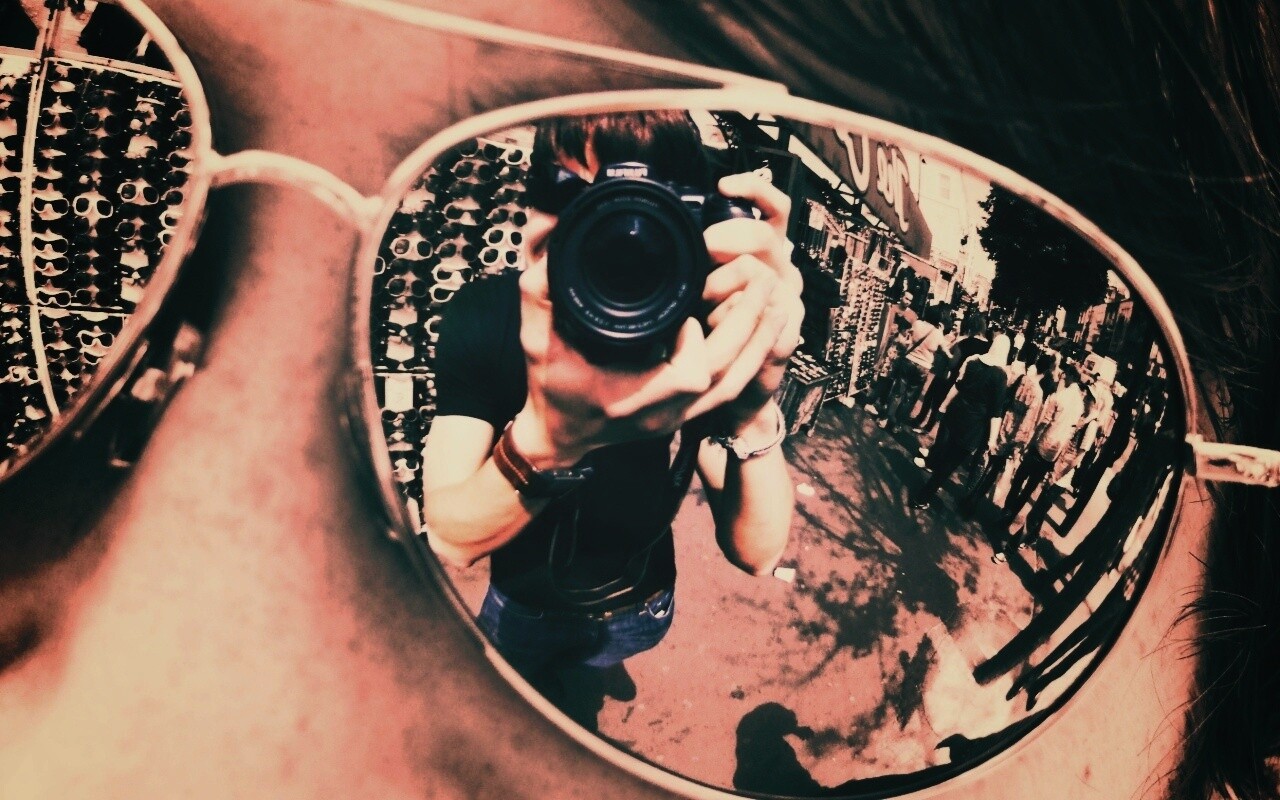 В очках обои