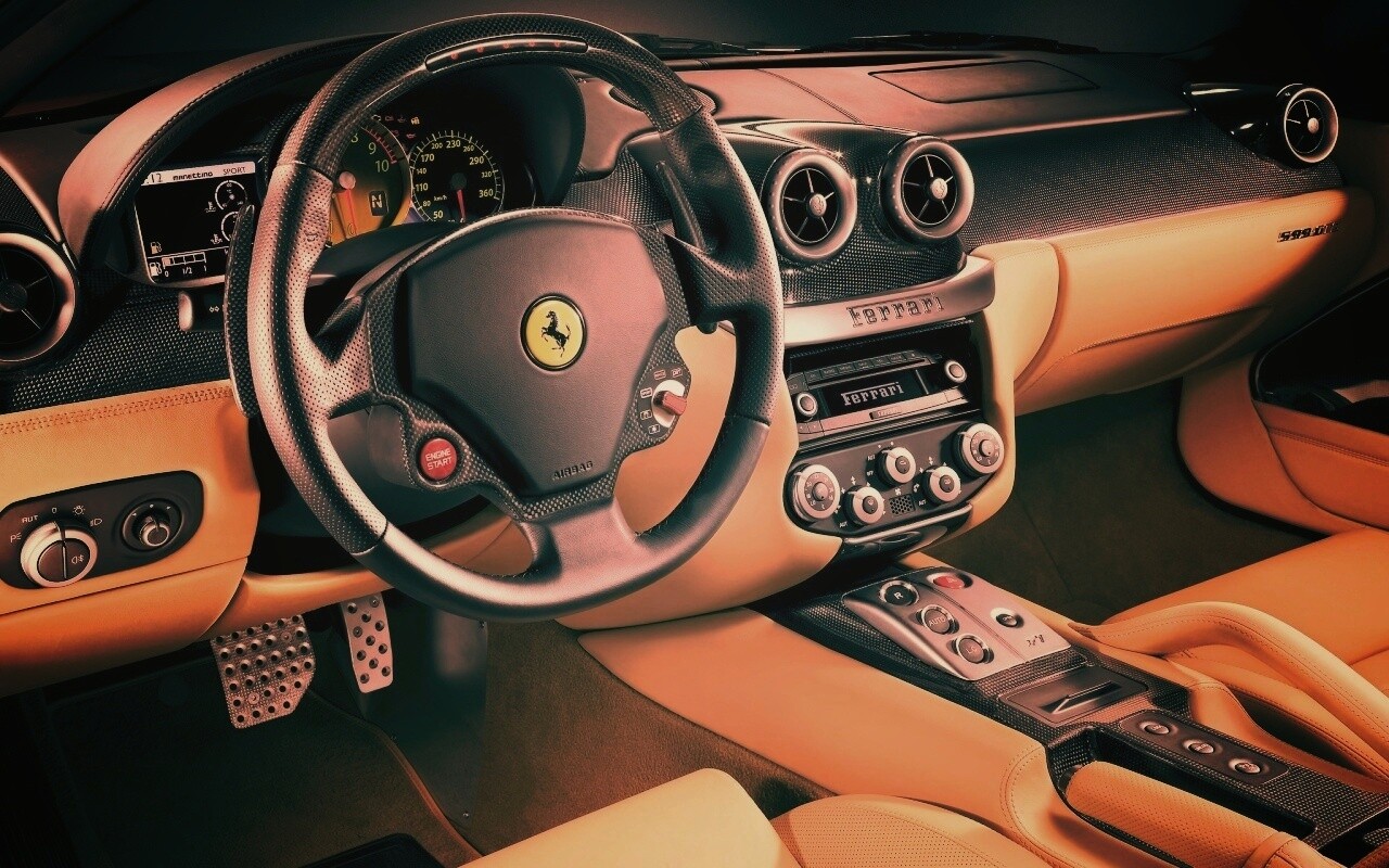 Салон феррари обои