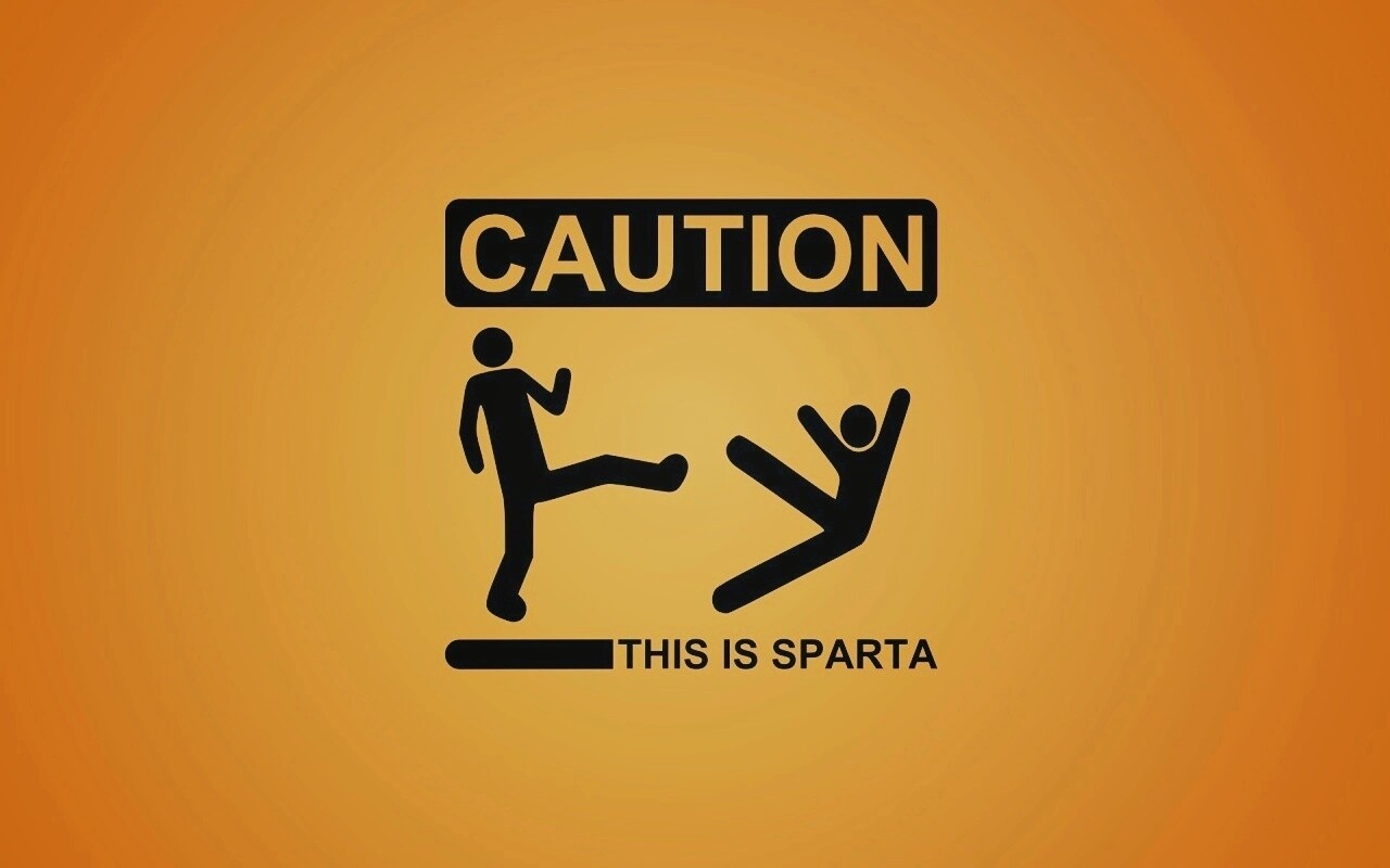 Осторожно, это Спарта обои