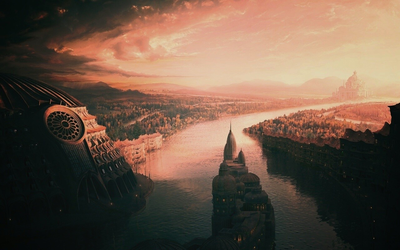 Древний город обои