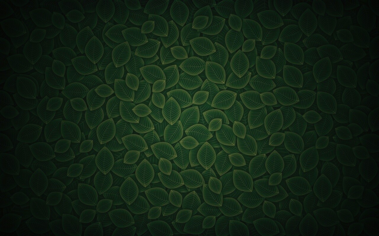 Векторные зеленые листья обои