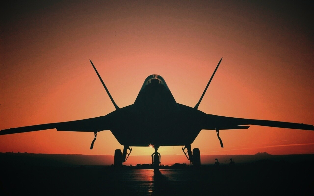 Истребитель F22 обои