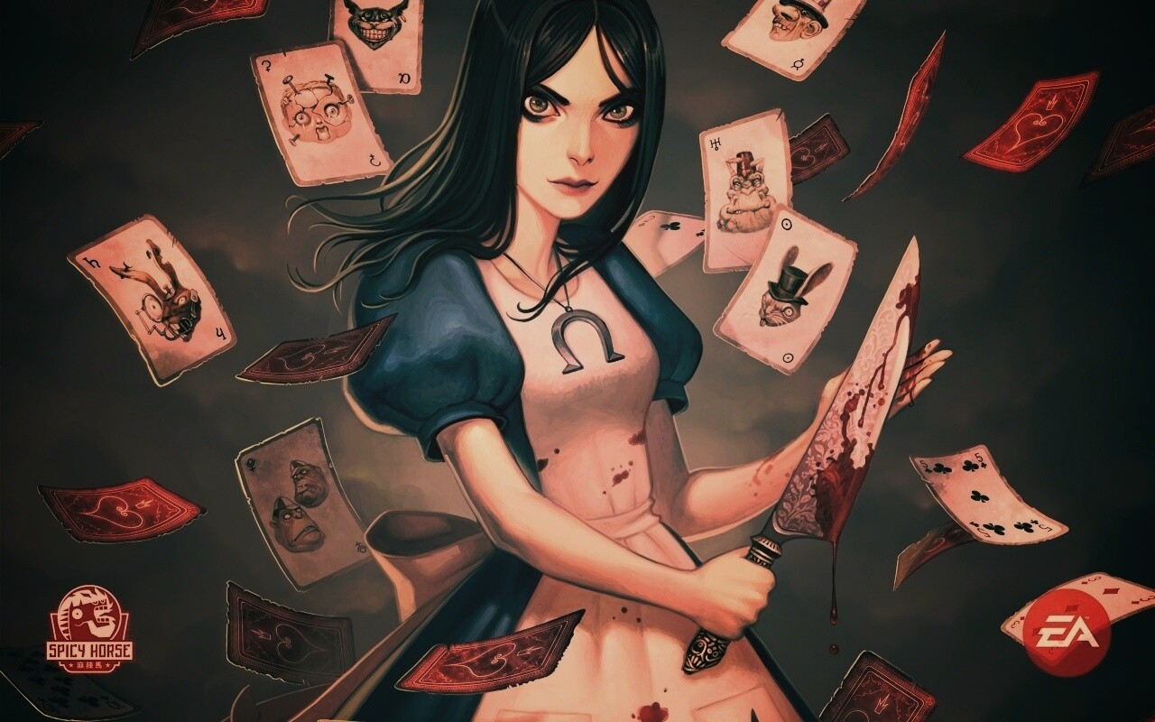 Алиса в стране чудес обои