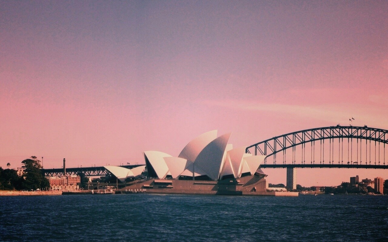 Панорама порта Сиднея обои