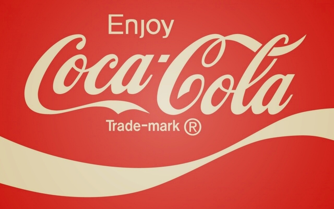 Оригинальный логотип Coca-Cola обои
