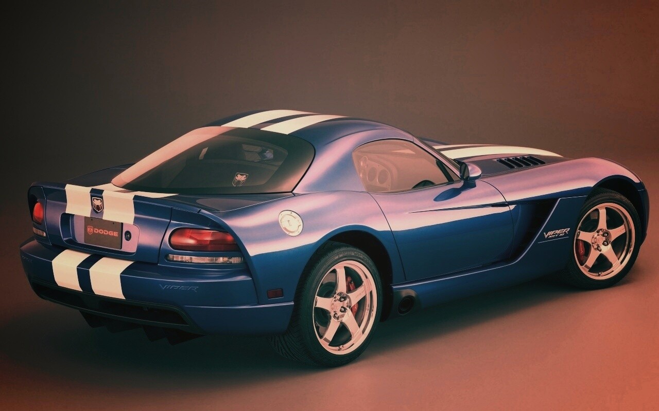 Синий Dodge Viper обои