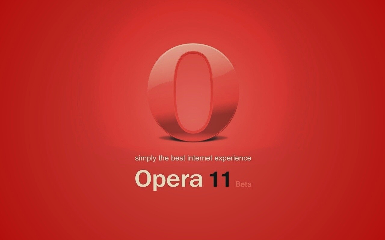 Opera 11 обои