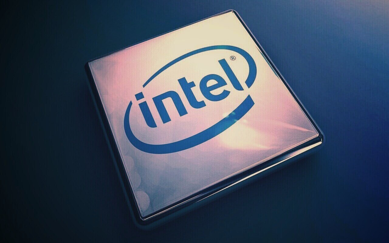 Логотип Intel обои