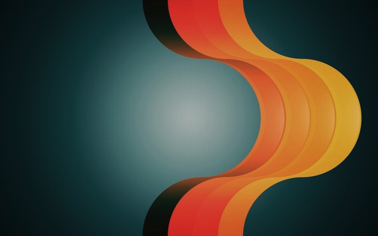 Волнистая абстракция обои