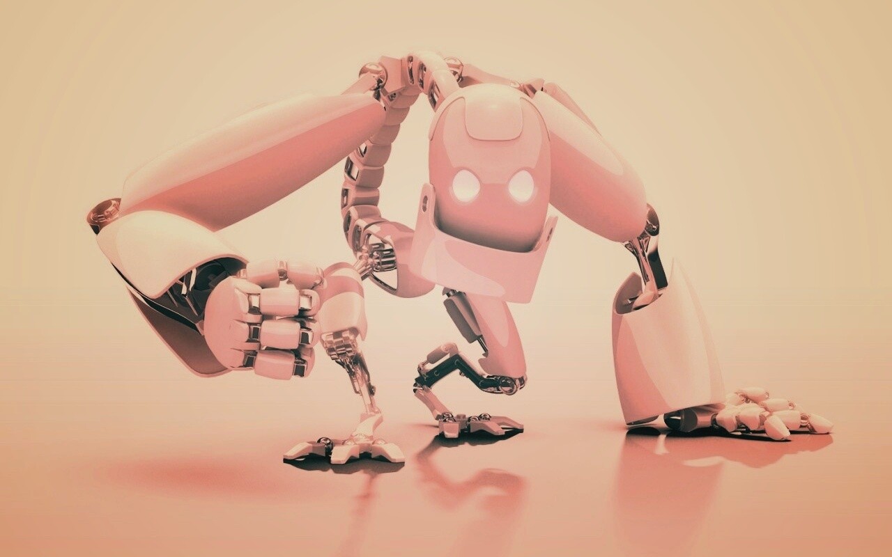 Крадущийся робот обои