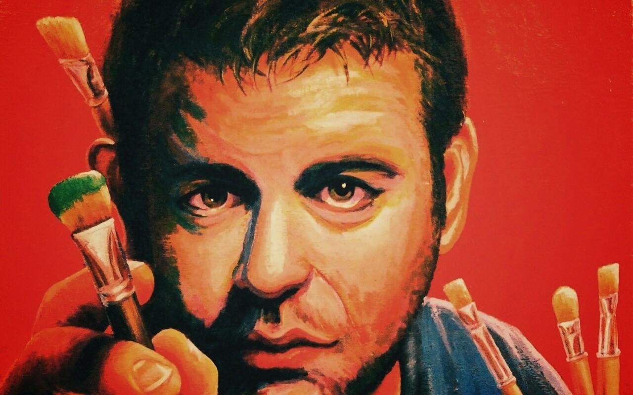 Нарисованный художник обои