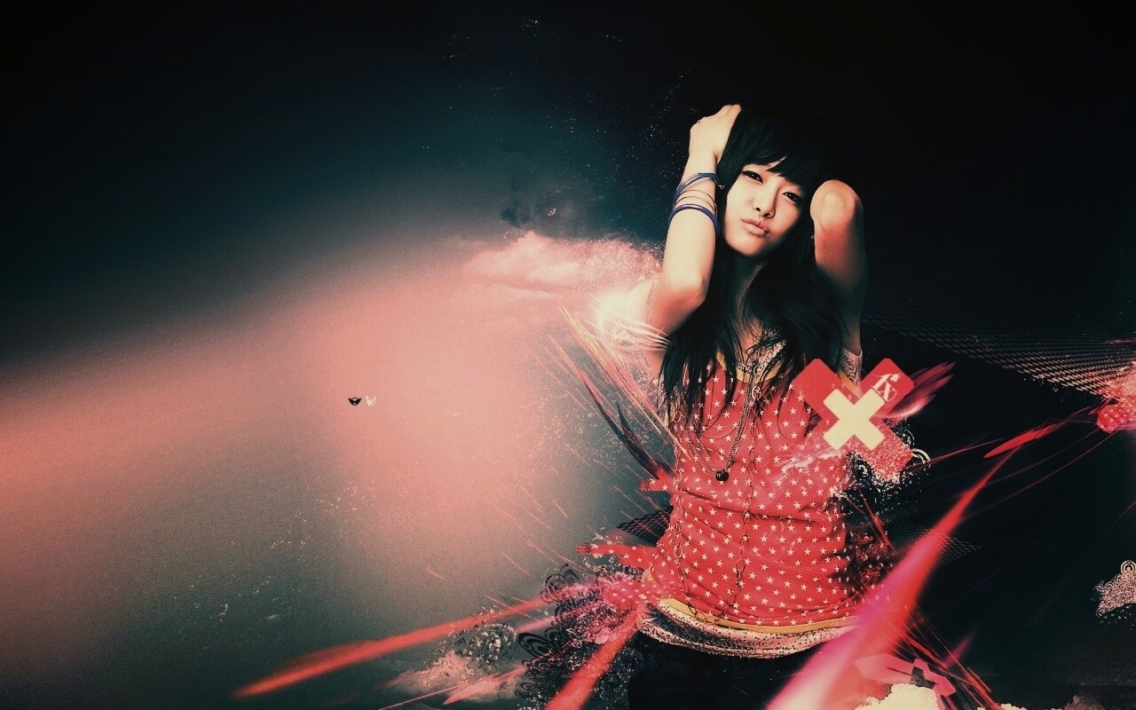 Гламурная китаянка обои