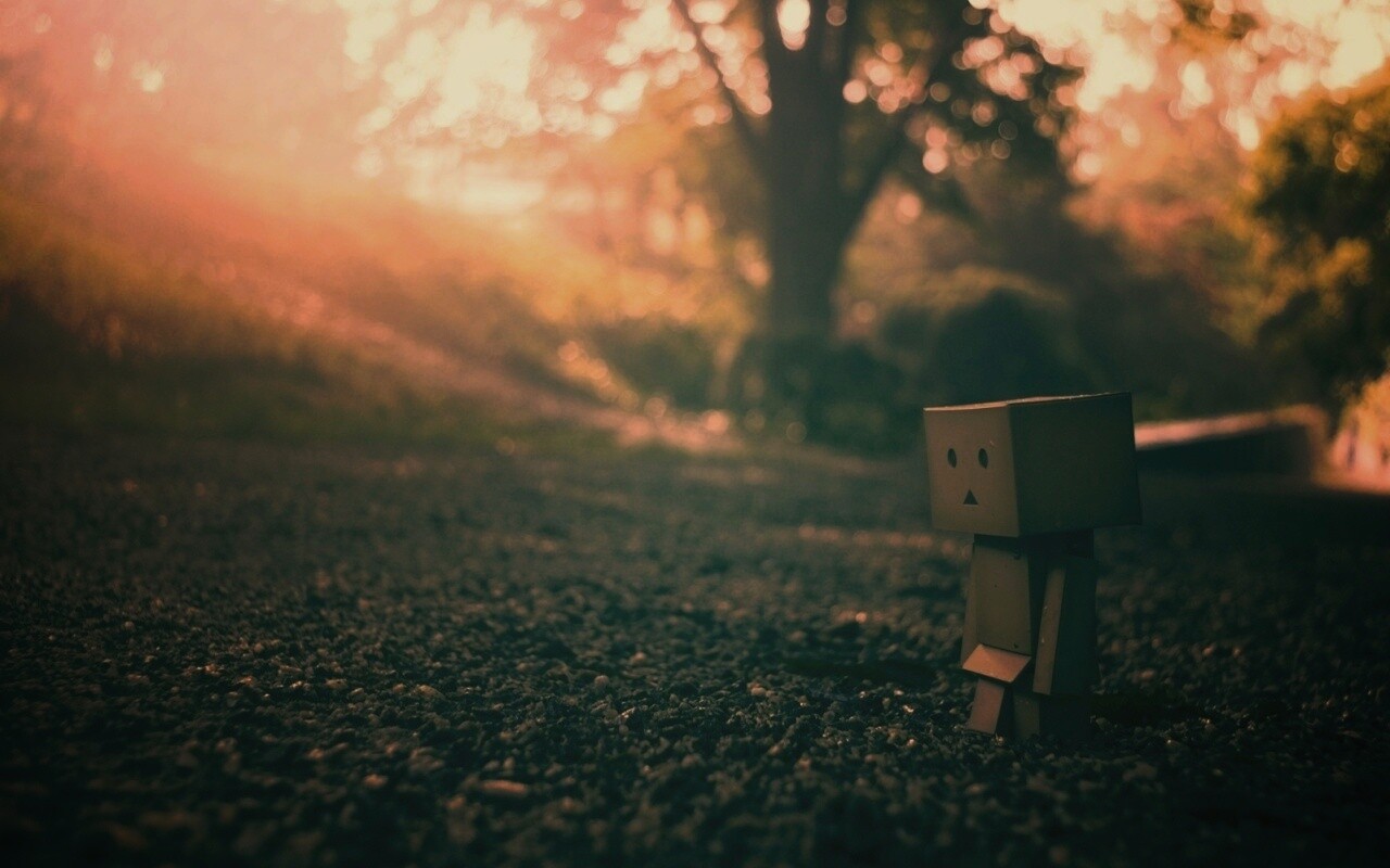 Картонный человечек обои