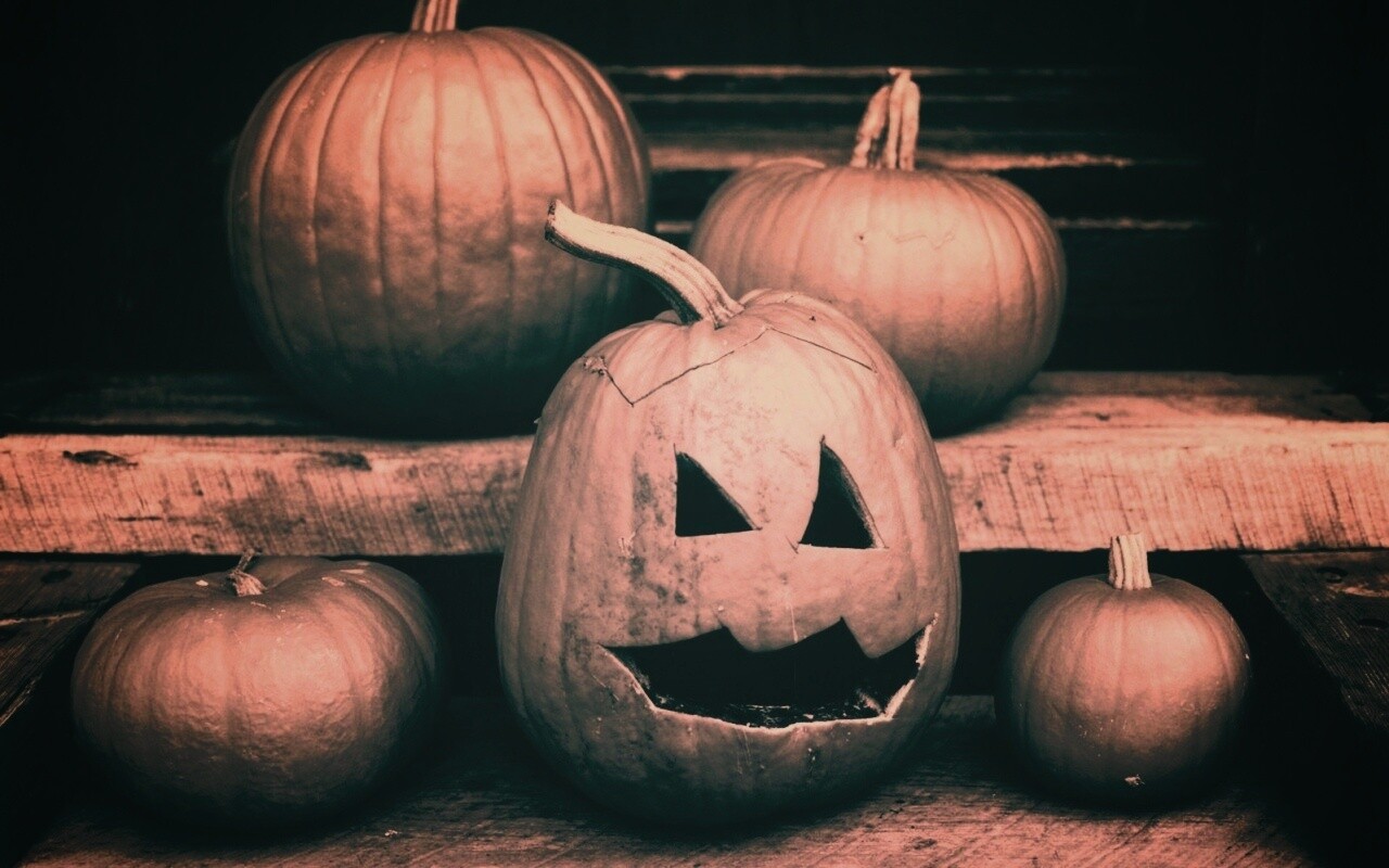 Тыквы на хэллоуин обои