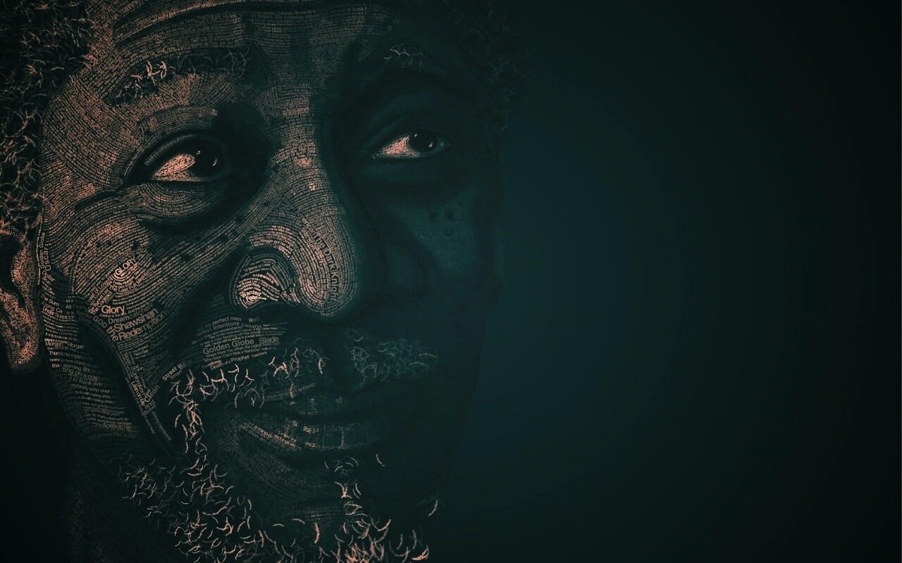 Морган Фриман — текстовый портрет обои